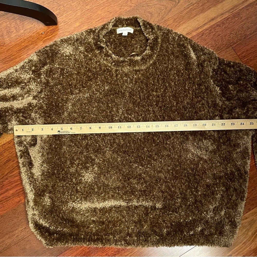 Prologue Textured Brown Sweater - Picture 6 of 7